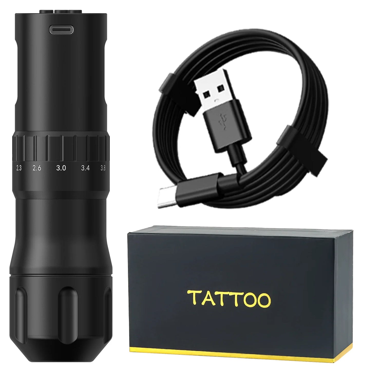 Máquina Pen T-Rex Wireless – Stroke Ajustable de 7 Niveles (2.0mm a 4.2mm)