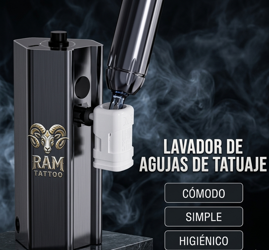 Lavadora de Agujas Inalámbrica Pro – Limpiador Automático Recargable para Cartuchos