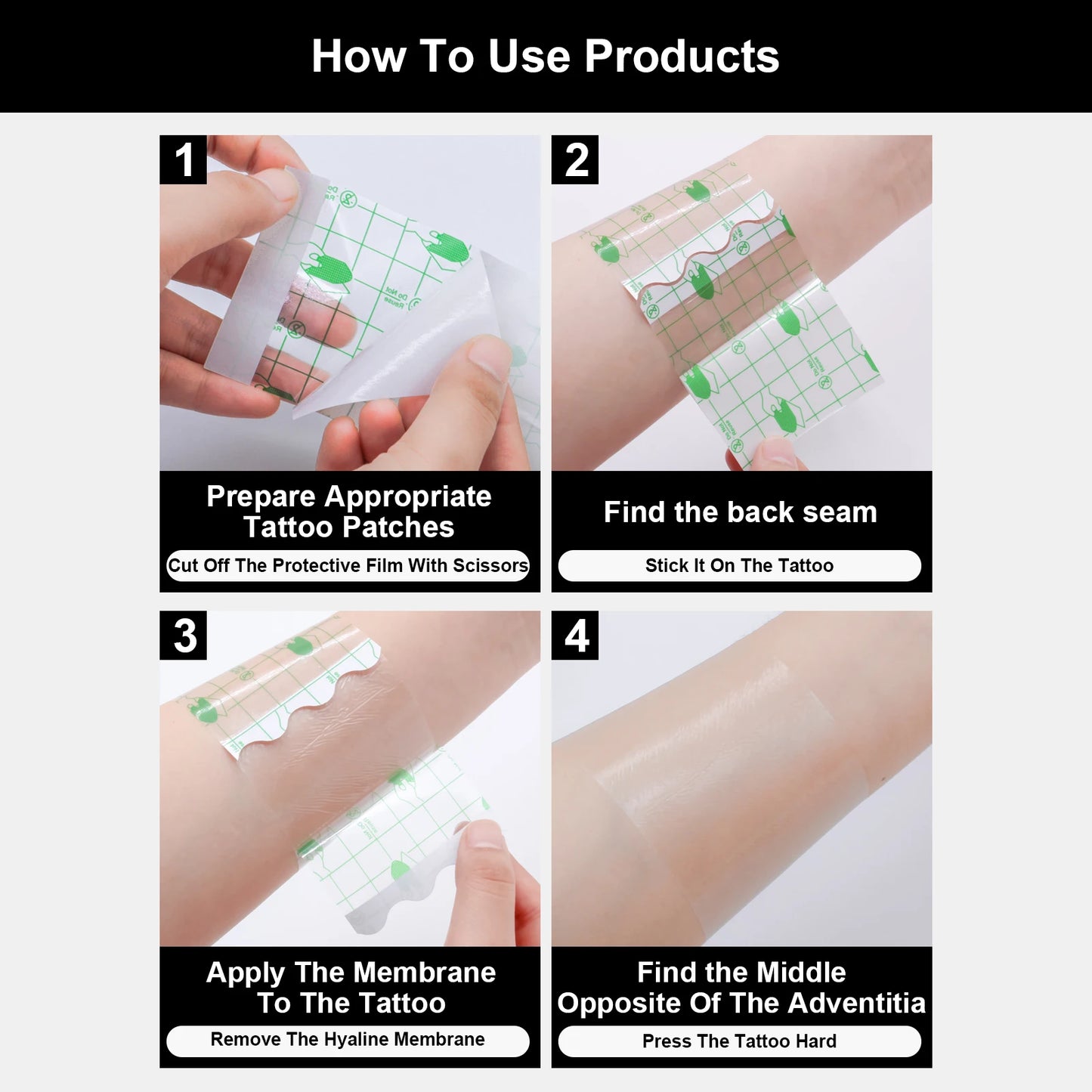Film Protector de Curación (2m / 5m / 10m) – Parche "Segunda Piel" Impermeable para Tatuajes