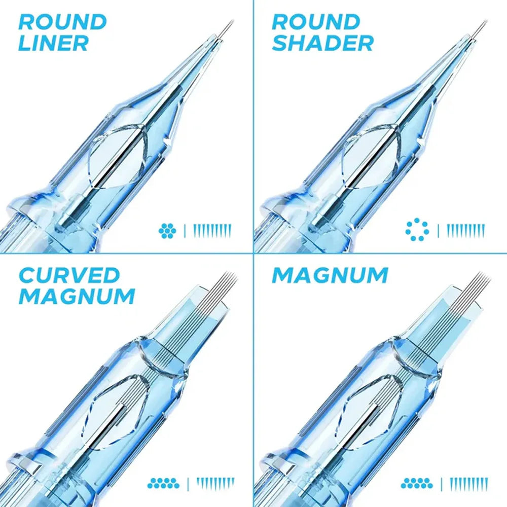 10pcs EMALLA ELIOT Tattoo Cartridge Needle RL Round Liner for Cartridge Tattoo Machine Disposable Sterilize Tattoo Needles