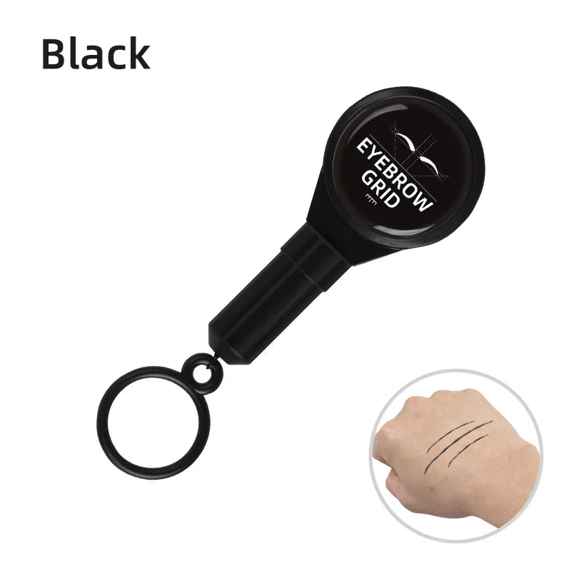 Microblading Eyebrow Marker Thread Tattoo Brows Ruler Auxiliary Line Drawing Positioning Mapping Line Box