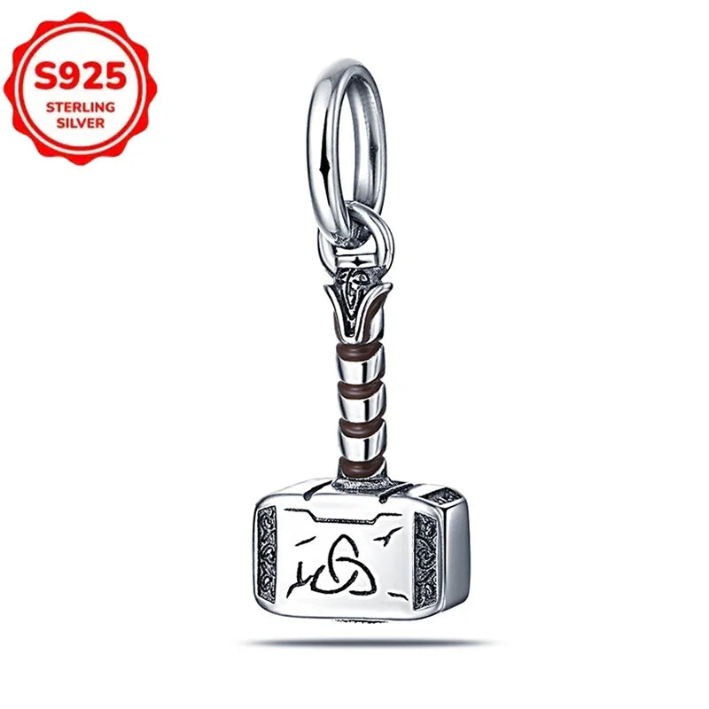 Plata De Ley 925 Silver Marvel Anime Lron Man Deadpool Wolverine Charms Beads Original Women Bracelets Pendant DIY Jewelry Gifts