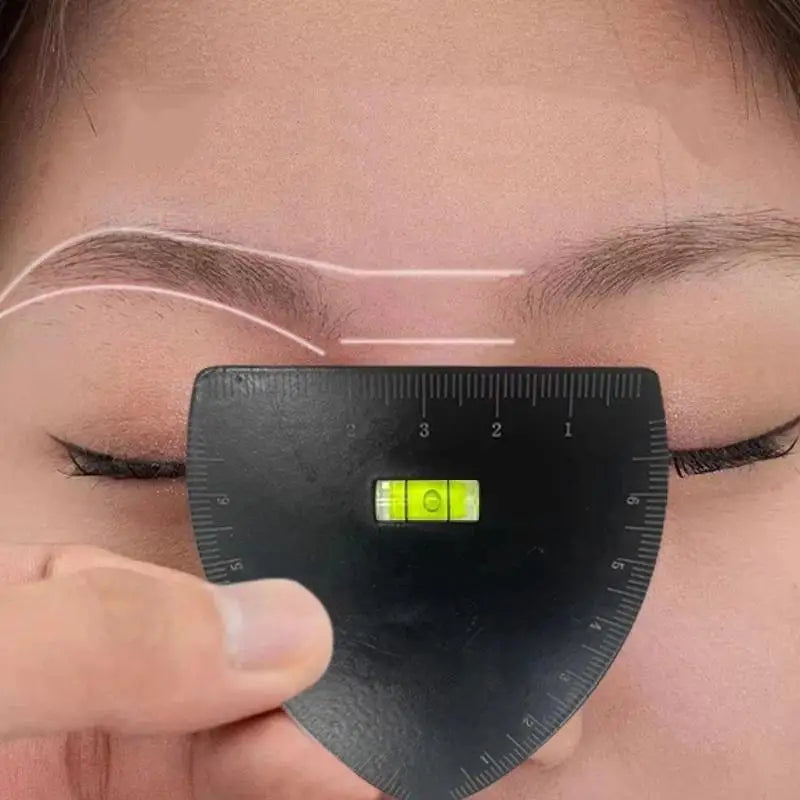 Stainless Steel Drawing Eyebrow Design Ruler for Tattoo Makeup Beginners Fast EyeBrow Drawing Auxiliary Tool Tattoo Accessories