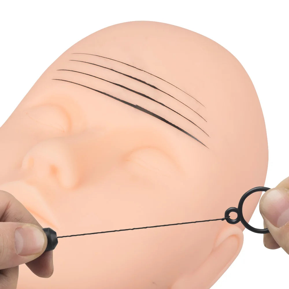 Microblading Eyebrow Marker Thread Tattoo Brows Ruler Auxiliary Line Drawing Positioning Mapping Line Box