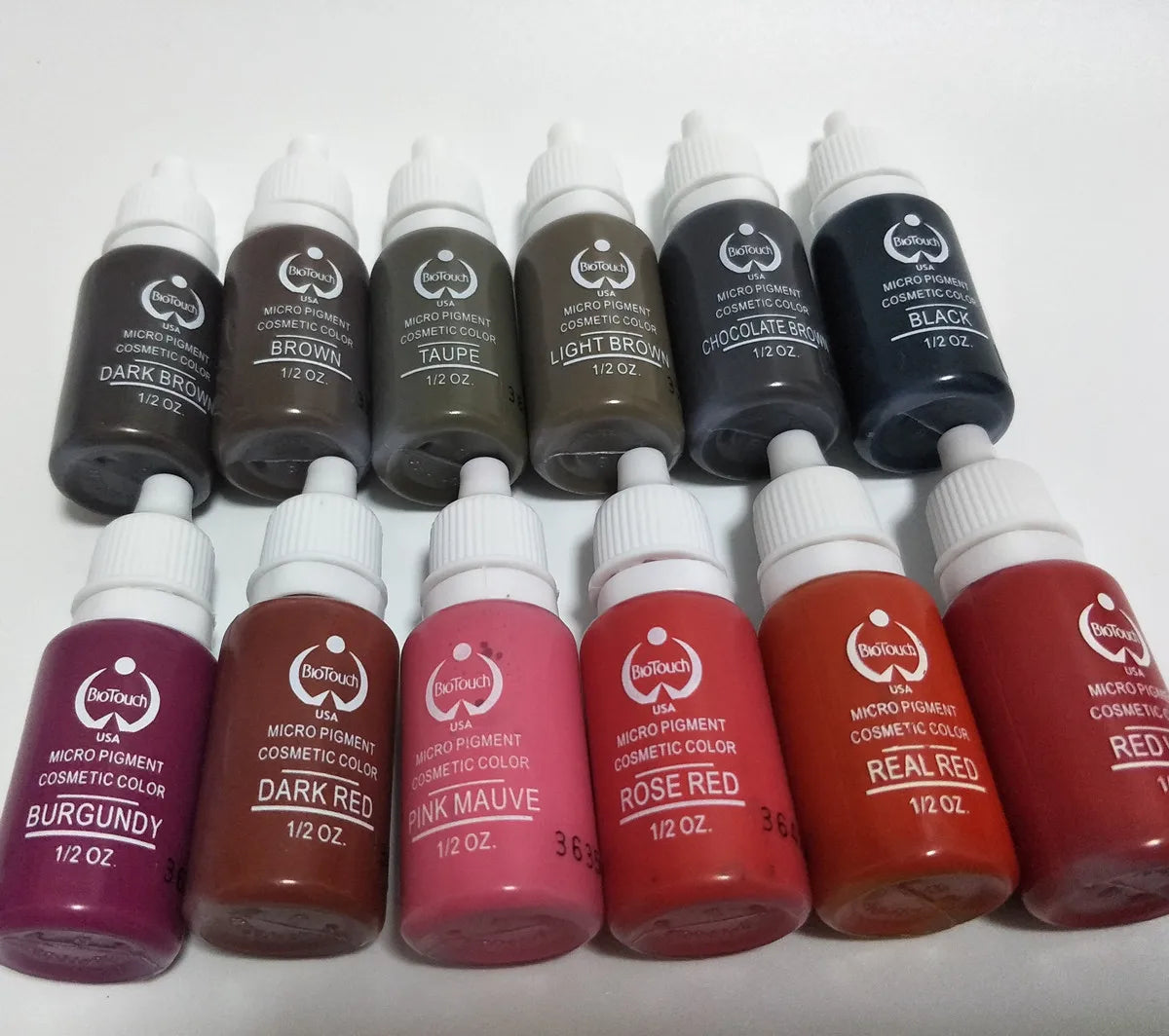 Pigmento BTCH Premium (Individual) – Tinta de Alta Retención para Cejas, Labios y Delineado