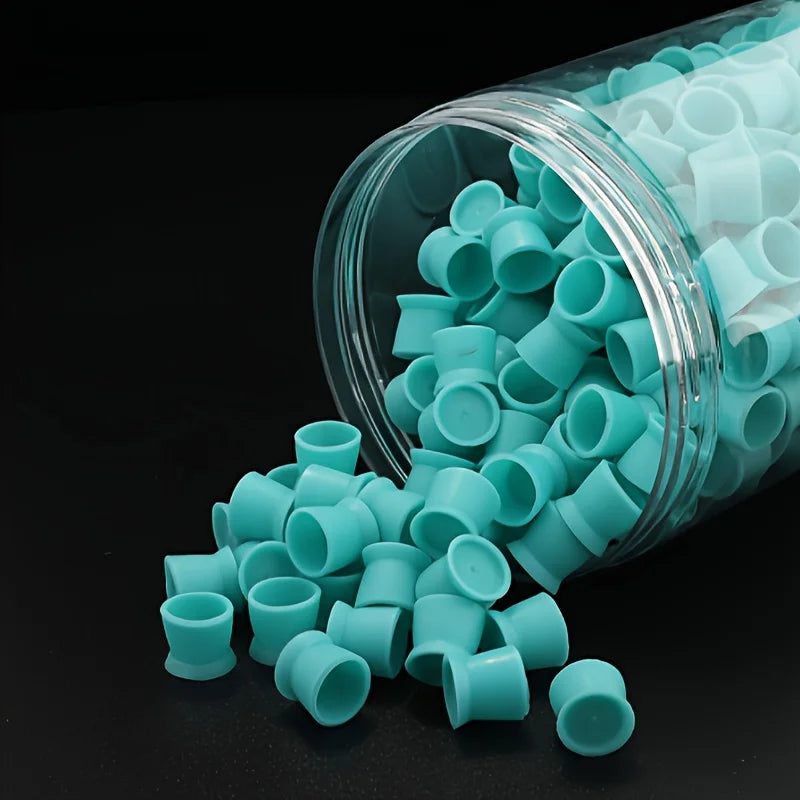 Copas de Silicona Soft (Pack 300u) – Tetinas Flexibles con Base para Tinta y PMU