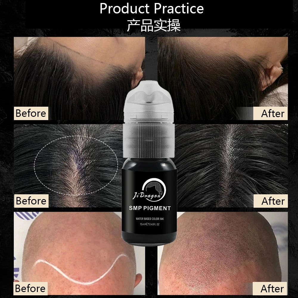 Pigmento Profesional SMP (15ml) – Tinta Especial para Micropigmentación Capilar y Sombreado
