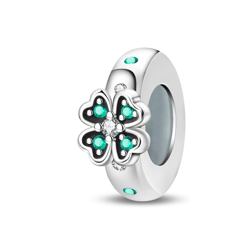 925 Sterling Silver Green Series Flower Tree Apple Pendant DIY Fine Beads Fit Original Charms Bracelet Women Jewelry Diy