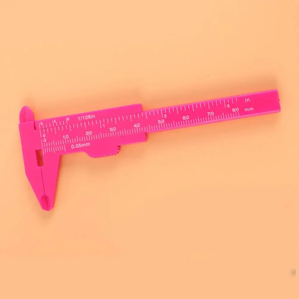 Calibre Vernier de 80mm para Cejas – Regla de Precisión para Microblading y PMU