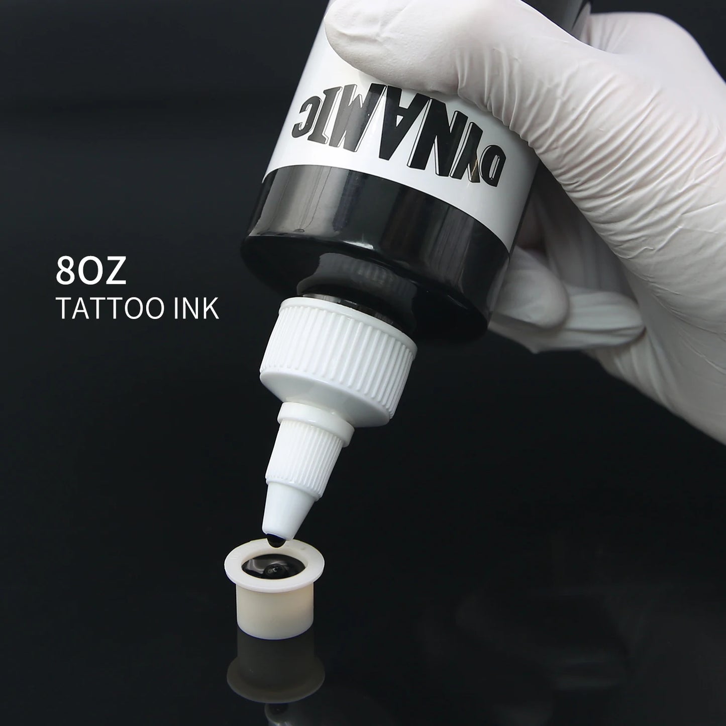 Tinta Triple Black (TBK) – Negro Ultra-Sólido para Línea y Relleno (8oz / 240ml)