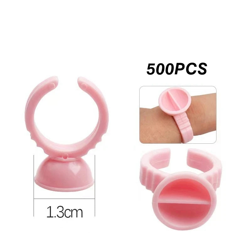 Anillos para Tinta y Pigmentos (Pack 100 / 500u) – Especial PMU, Microblading