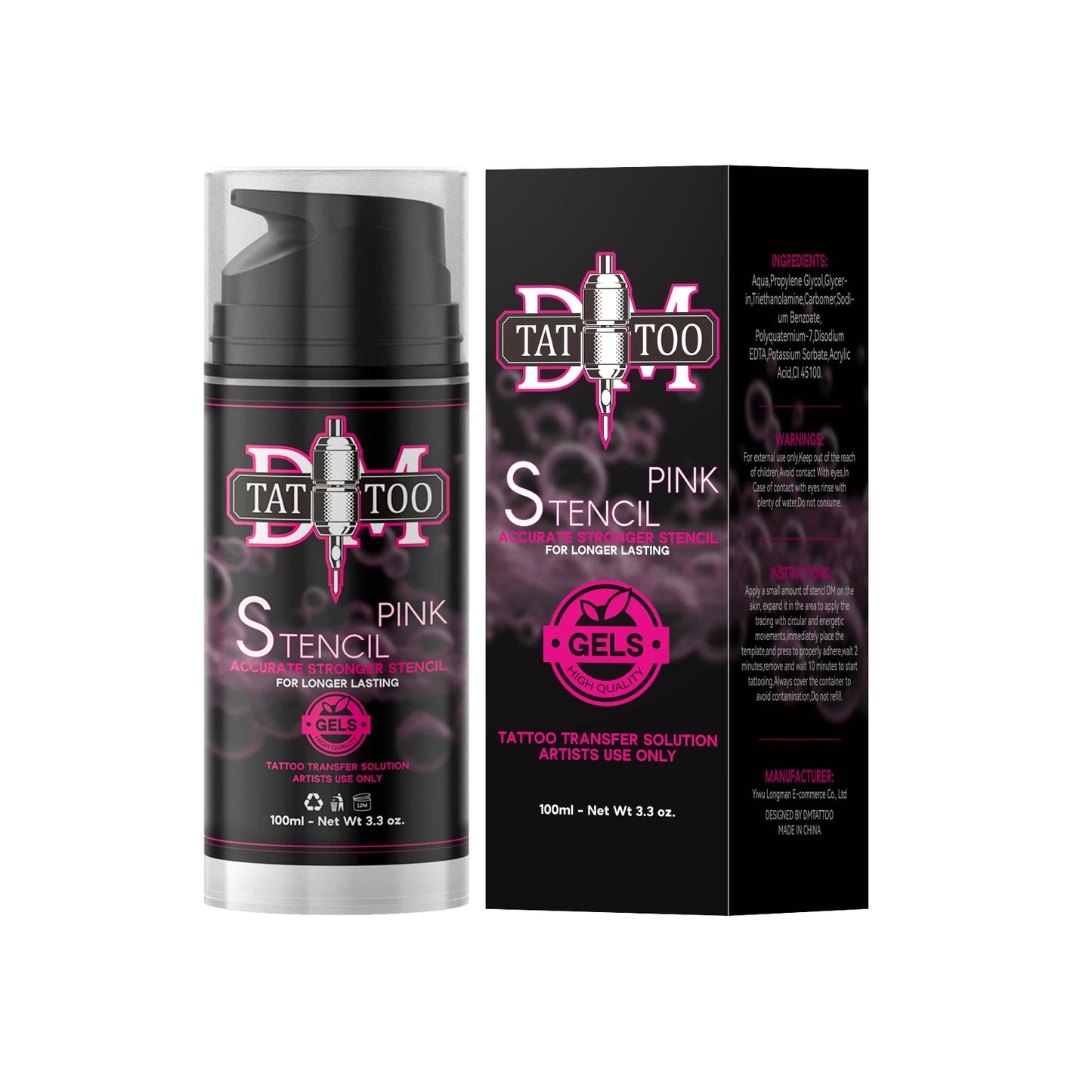 Gel de Transferencia DM Premium – Stencil Magic para Líneas Definidas (100ml / 250ml)