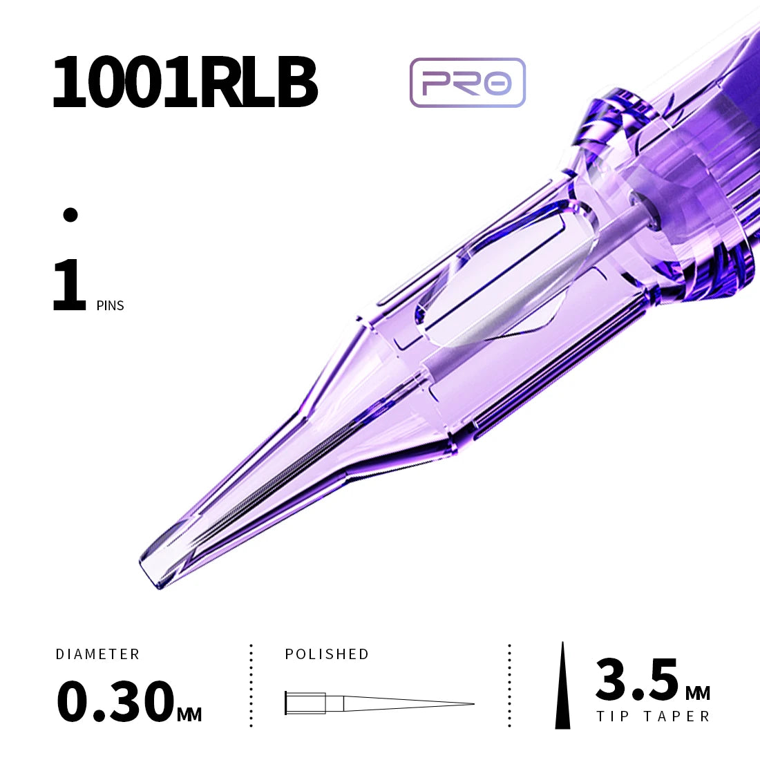 Mast Pro Tattoo Cartridge Needles RL 20 Pcs Disposable Permanent Makeup or Body Art Needles 0.18/0.25/0.30/0.35 Tattoo Supplies