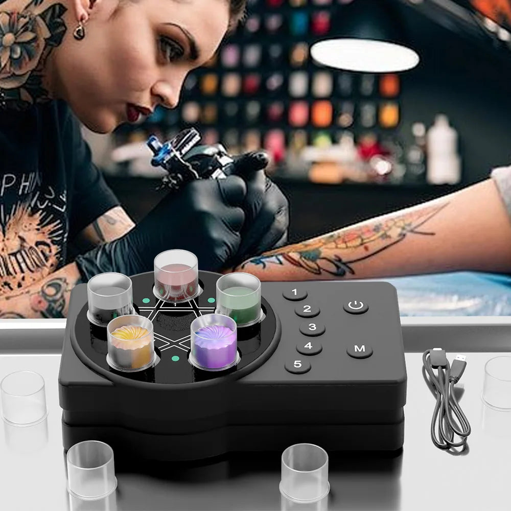 Mezclador Vortex Inalámbrico Pro – Batería 2000mAh con Soporte Magnético para Tintas