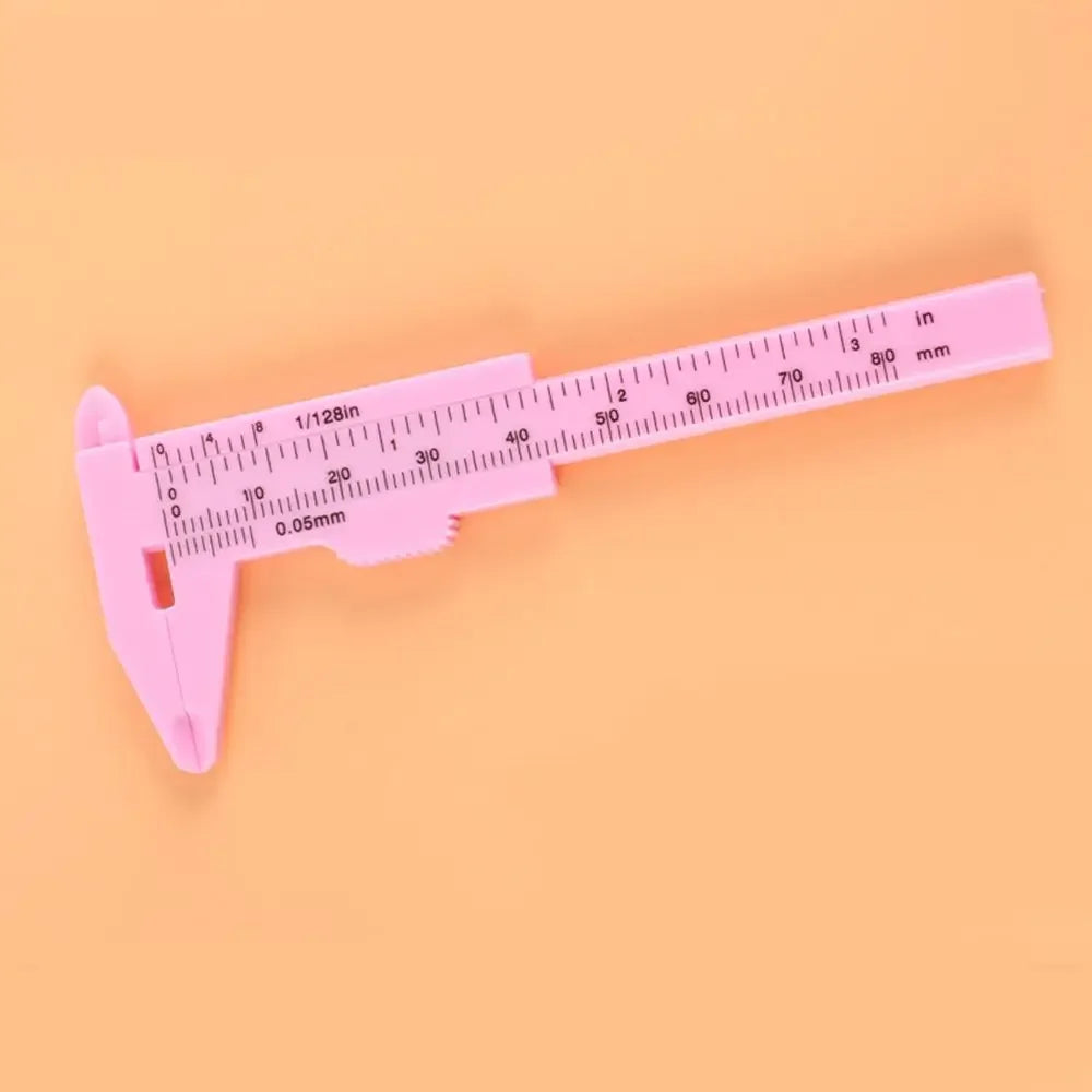 Calibre Vernier de 80mm para Cejas – Regla de Precisión para Microblading y PMU
