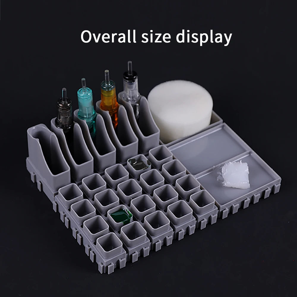 Organizador Modular YILONG – Soporte para Cartuchos, Tintas y Vasos (Rack de Escritorio)