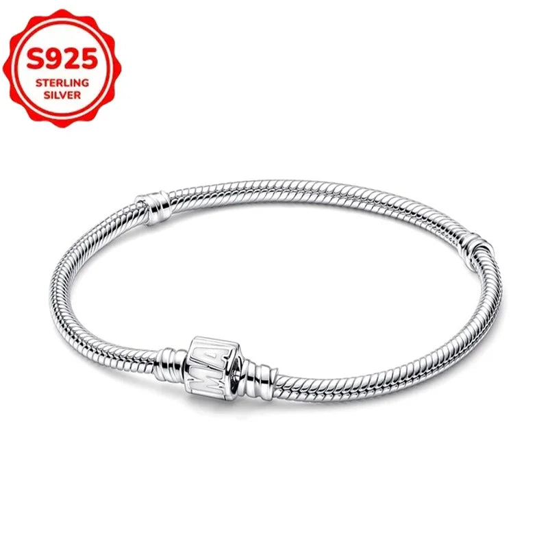 Plata De Ley 925 Silver Marvel Anime Lron Man Deadpool Wolverine Charms Beads Original Women Bracelets Pendant DIY Jewelry Gifts