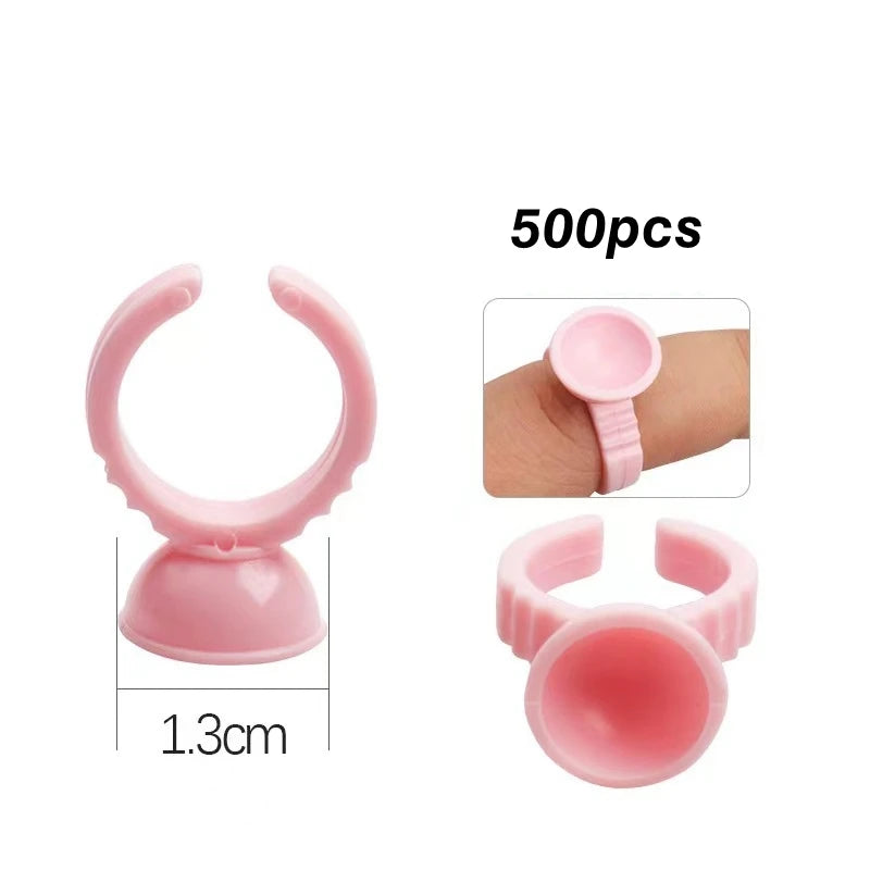 Anillos para Tinta y Pigmentos (Pack 100 / 500u) – Especial PMU, Microblading