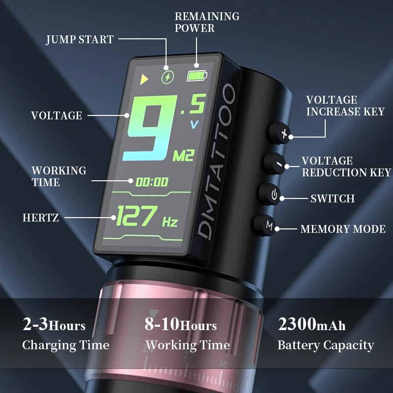 DM Venom Wireless Pen – Stroke Ajustable (2.4-4.2mm) y Mega Batería 2300mAh