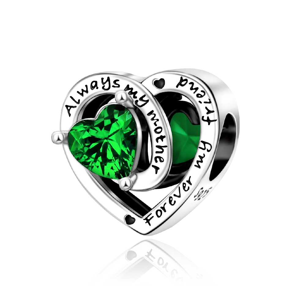 925 Sterling Silver Green Series Flower Tree Apple Pendant DIY Fine Beads Fit Original Charms Bracelet Women Jewelry Diy