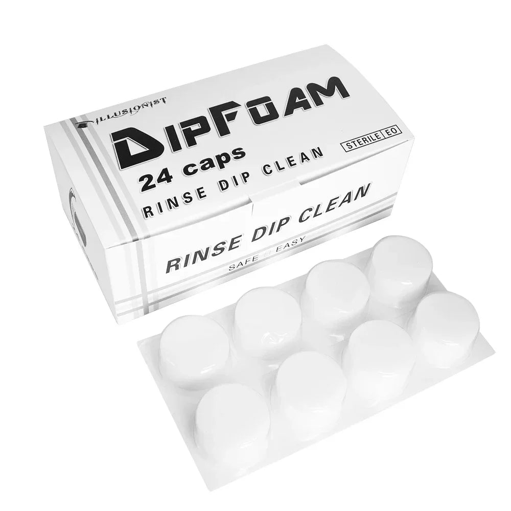 Copas de Limpieza Dip Foam (Pack 24u) – Esponja para Limpiar Agujas y Cartuchos