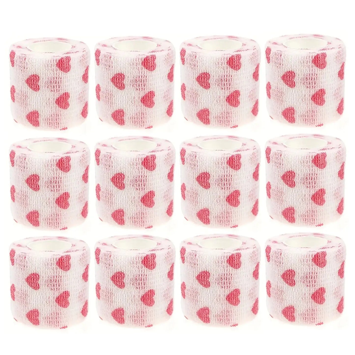 Tattoo Machine Bandage Wrap Set  Soft Breathable Non-Woven Elastic Cohesive Bandage for Secure Grip Tattoo Supplies
