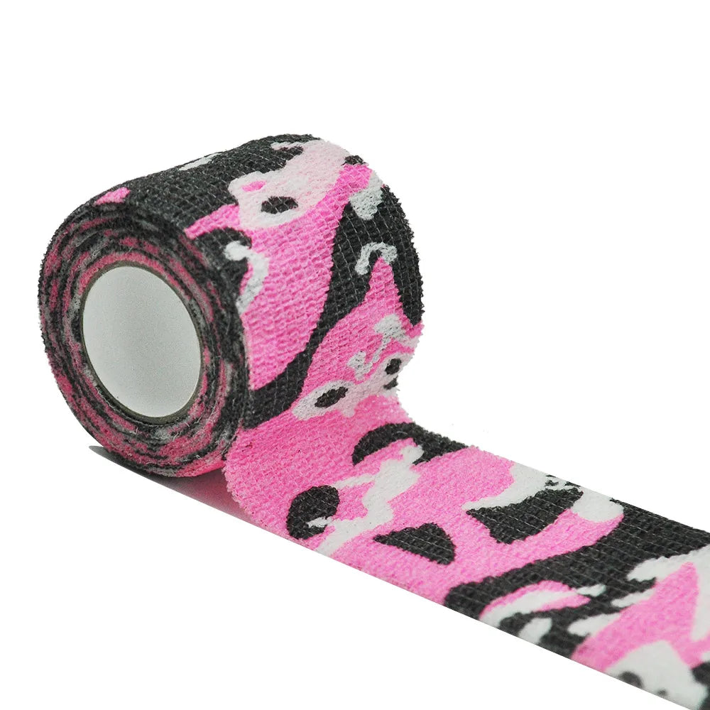 Venda Cohesiva Elástica Estampada 5cm – Cubre Grip para Tattoo, Deportes y Uso Veterinario