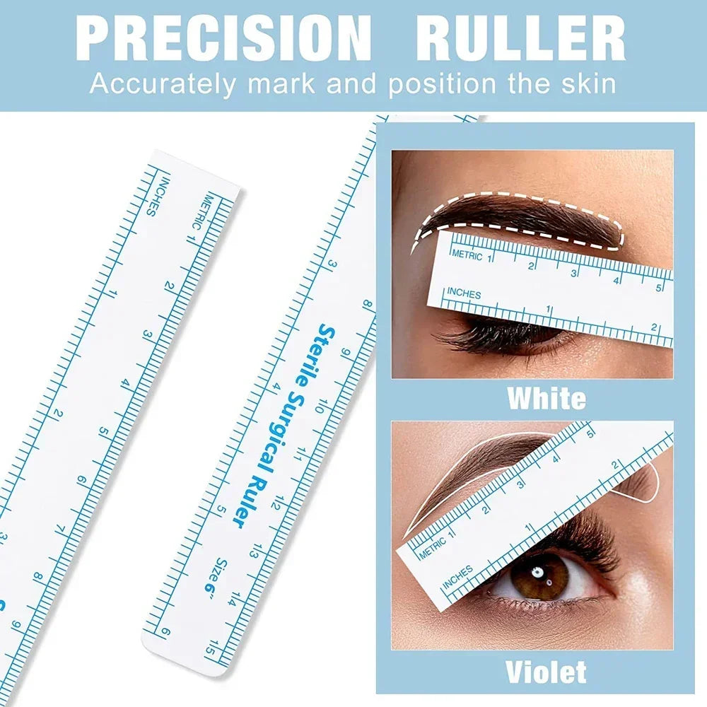 Set Marcador Quirúrgico + Regla Flexible – Kit de Marcación de Puntos Fijos para PMU