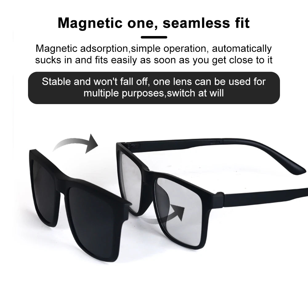 Tattoo Polarized Sunglasses Potection Glasses Magnetic Adsorption Lens Reflective-free Tattoo Filter Glasses Accessories