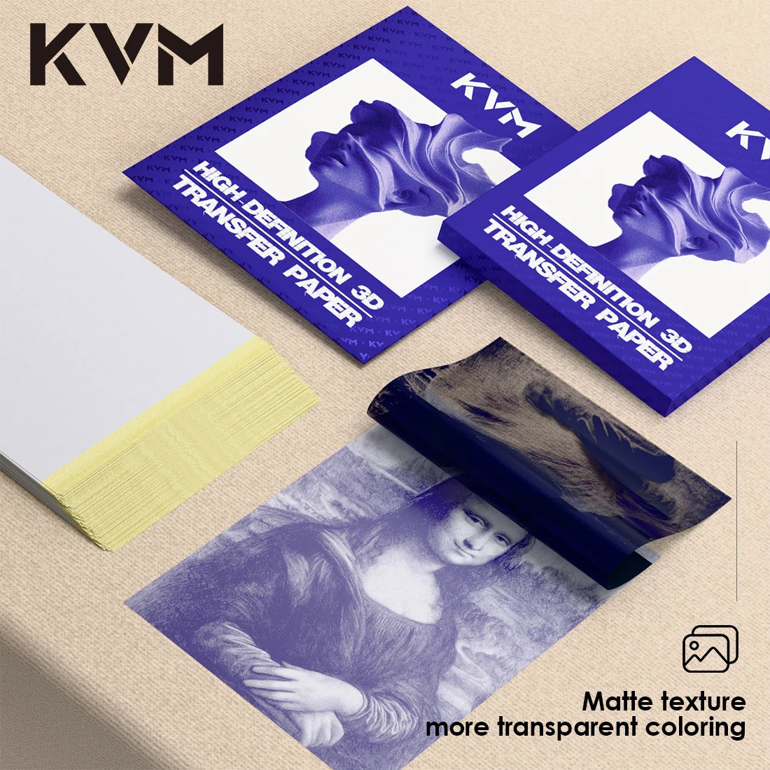 Papel Hectográfico KVM Premium – Pack 25 / 100 Hojas para Transferencia Térmica y Manual