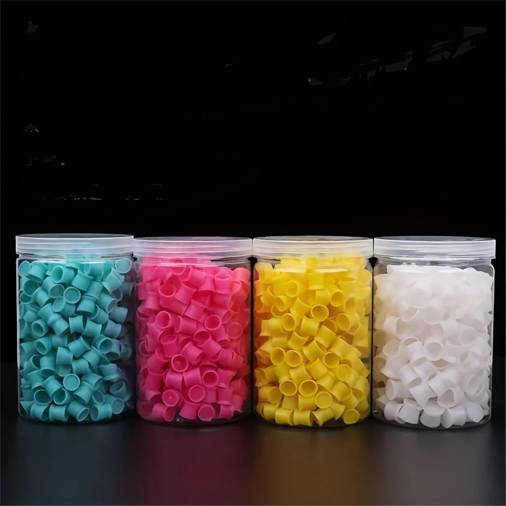 Copas de Silicona Soft (Pack 300u) – Tetinas Flexibles con Base para Tinta y PMU