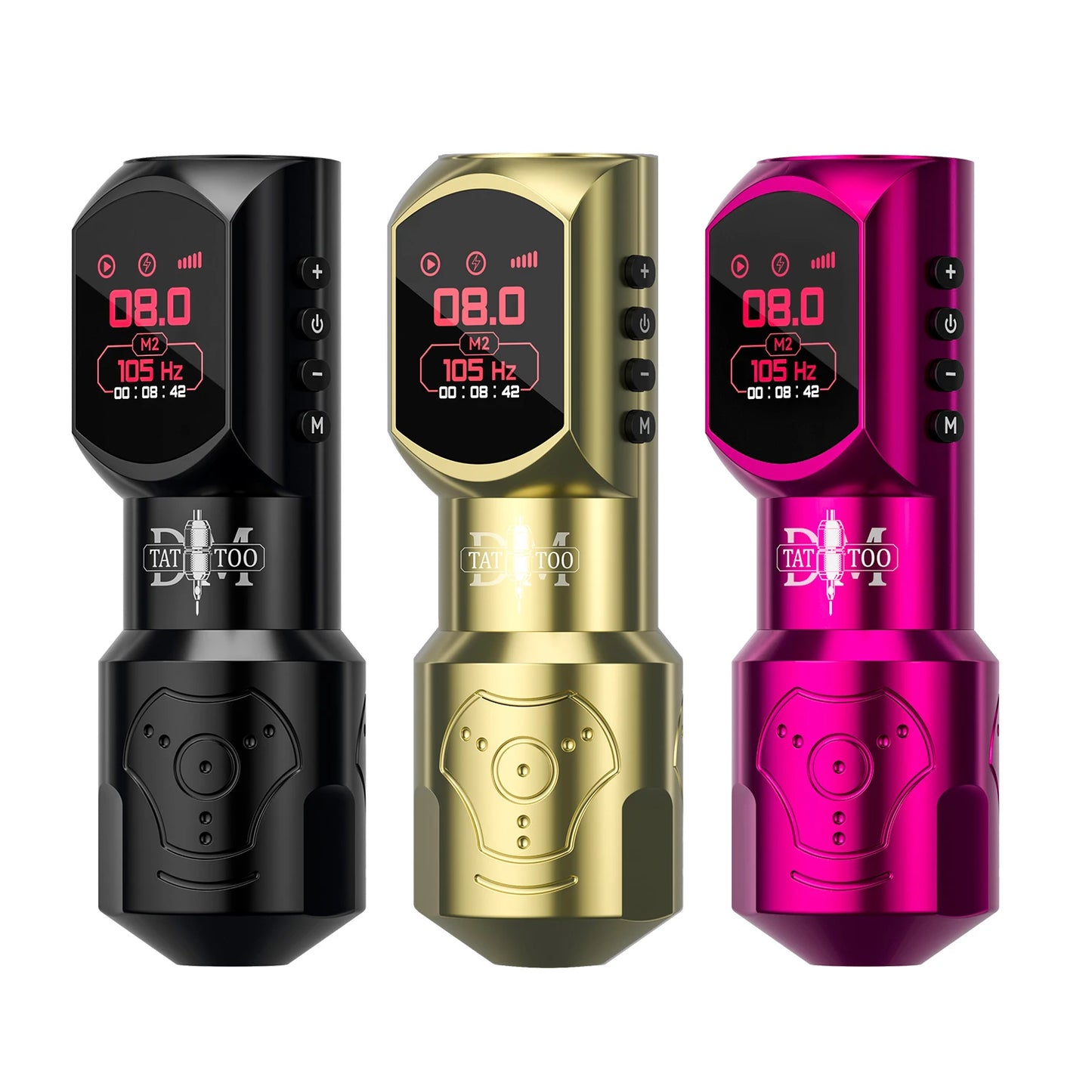 DM Red-Dragon Wireless Pen – Máquina de Tatuar con Motor Personalizado para PMU y Tattoo