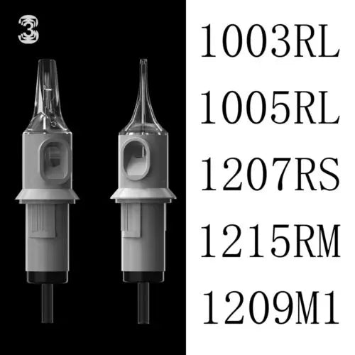 Cartuchos CNC Revolution – Agujas de Élite para Tatuaje y PMU (Caja x 20u)