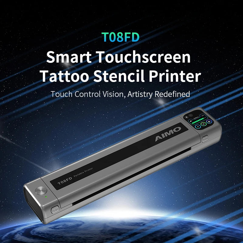 Impresora Térmica para Tatuajes AIMO Wireless – Portátil, Bluetooth y PC