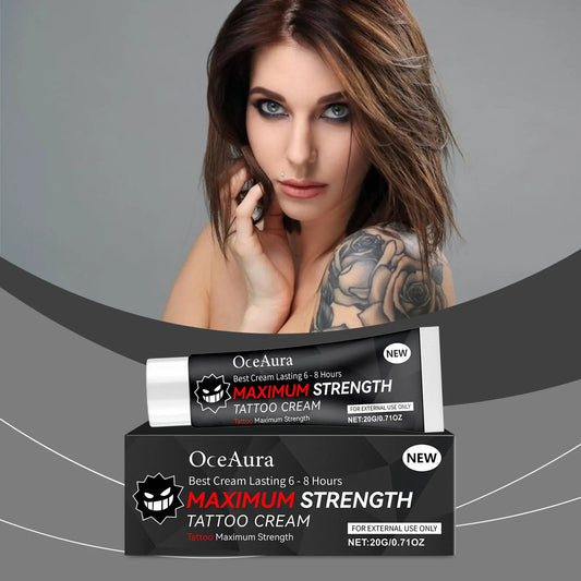 Tattoo Aftercare Soothing Gel - Gentle Cleansing, Long-Lasting Moisturizing Body Gel for Tattoo Fading & Skin Nourishment