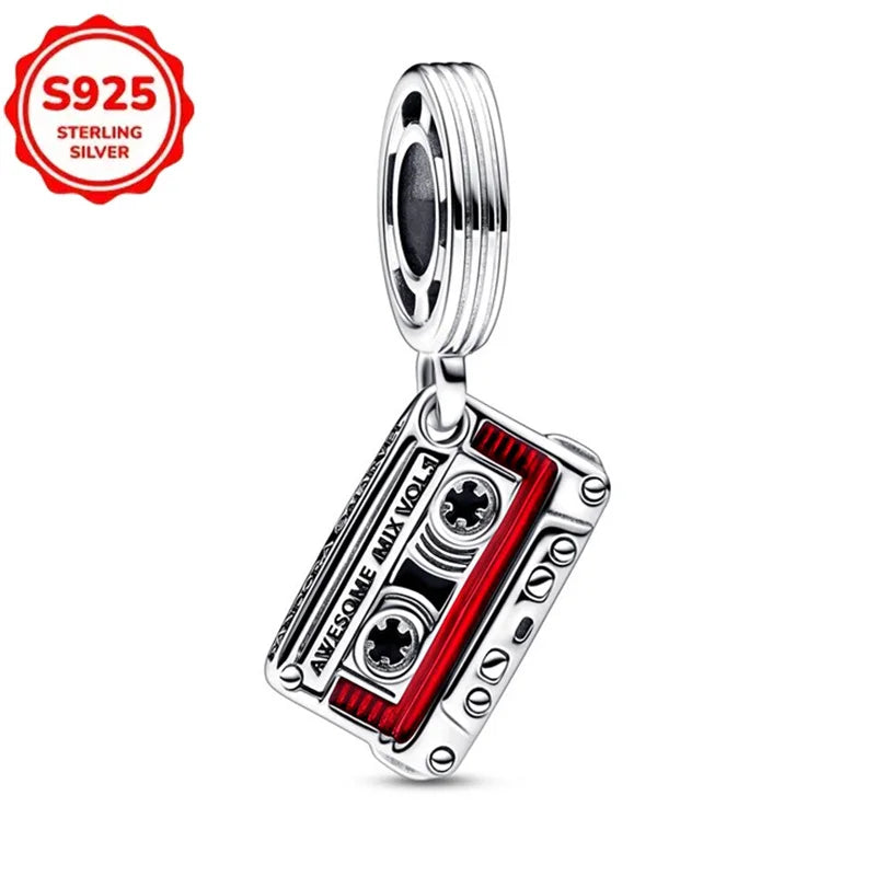 Plata De Ley 925 Silver Marvel Anime Lron Man Deadpool Wolverine Charms Beads Original Women Bracelets Pendant DIY Jewelry Gifts