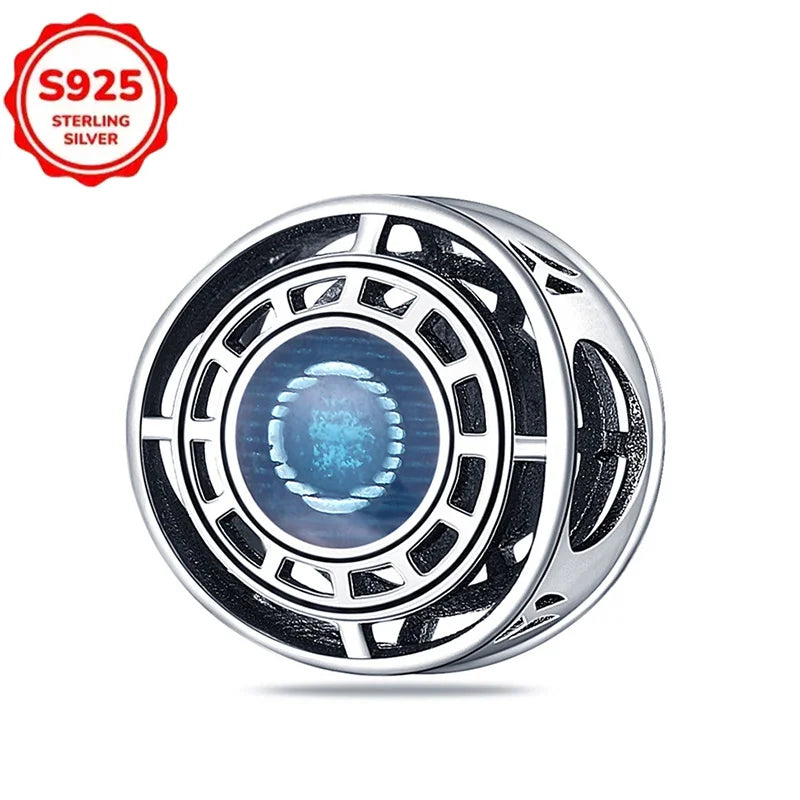 Plata De Ley 925 Silver Marvel Anime Lron Man Deadpool Wolverine Charms Beads Original Women Bracelets Pendant DIY Jewelry Gifts