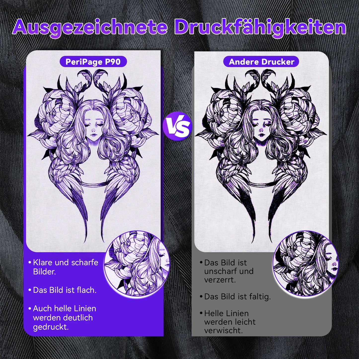 Impresora de Stencil PeriPage P90 – Térmica, Inalámbrica y Ultra Compacta