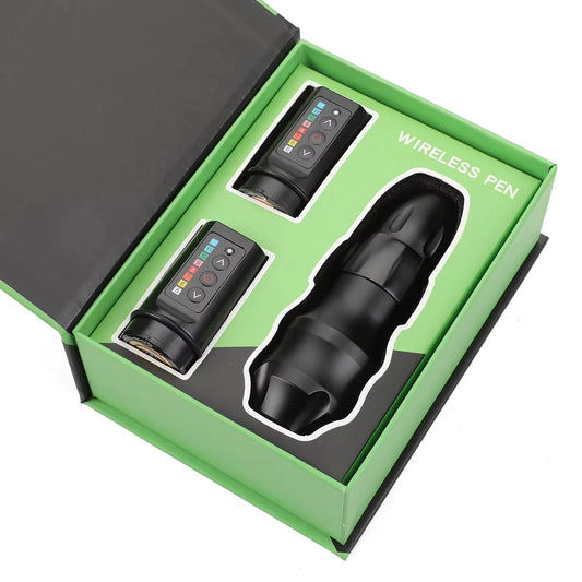 Máquina Pen EXO Wireless Kit – Stroke 4.0mm, Motor Japonés y 2 Baterías Intercambiables