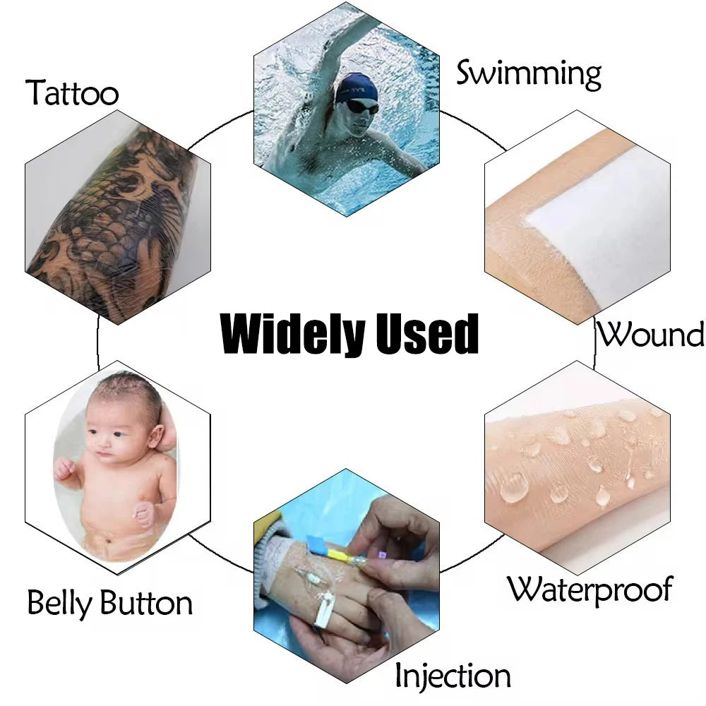 Film Protector de Curación (2m / 5m / 10m) – Parche "Segunda Piel" Impermeable para Tatuajes