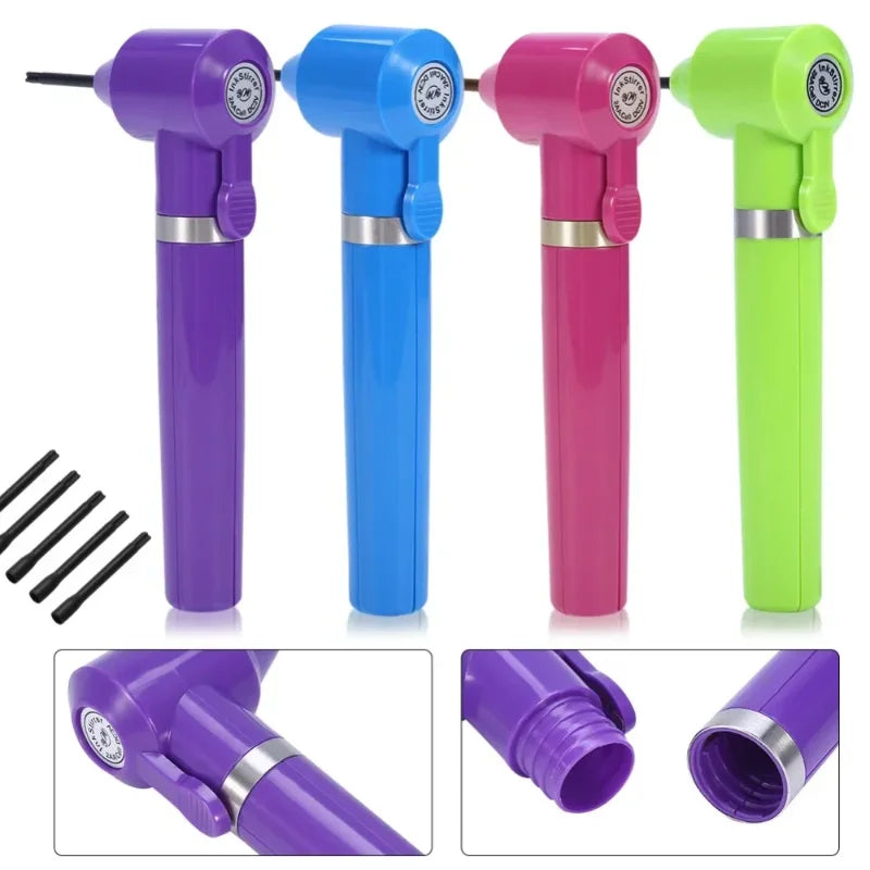 Mezclador Eléctrico de Pigmentos + 5 Varillas – Agitador Portátil para Tatuaje y PMU