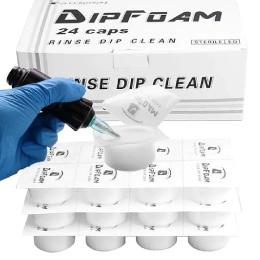 Copas de Limpieza Dip Foam (Pack 24u) – Esponja para Limpiar Agujas y Cartuchos