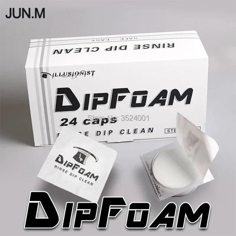Copas de Limpieza Dip Foam (Pack 24u) – Esponja para Limpiar Agujas y Cartuchos