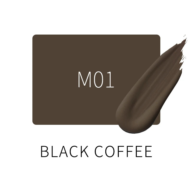 AIMOOSI Eyebrow Micropigmentation 18 Colors Semi Permanent Makeup Pigment for Eyeliner Organic Black Brown Tattoo Ink Supplies