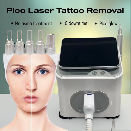 Sistema Láser ND YAG Picosegundo 2026 – Remoción de Tatuajes, Eyebrow Stripping y Whitening