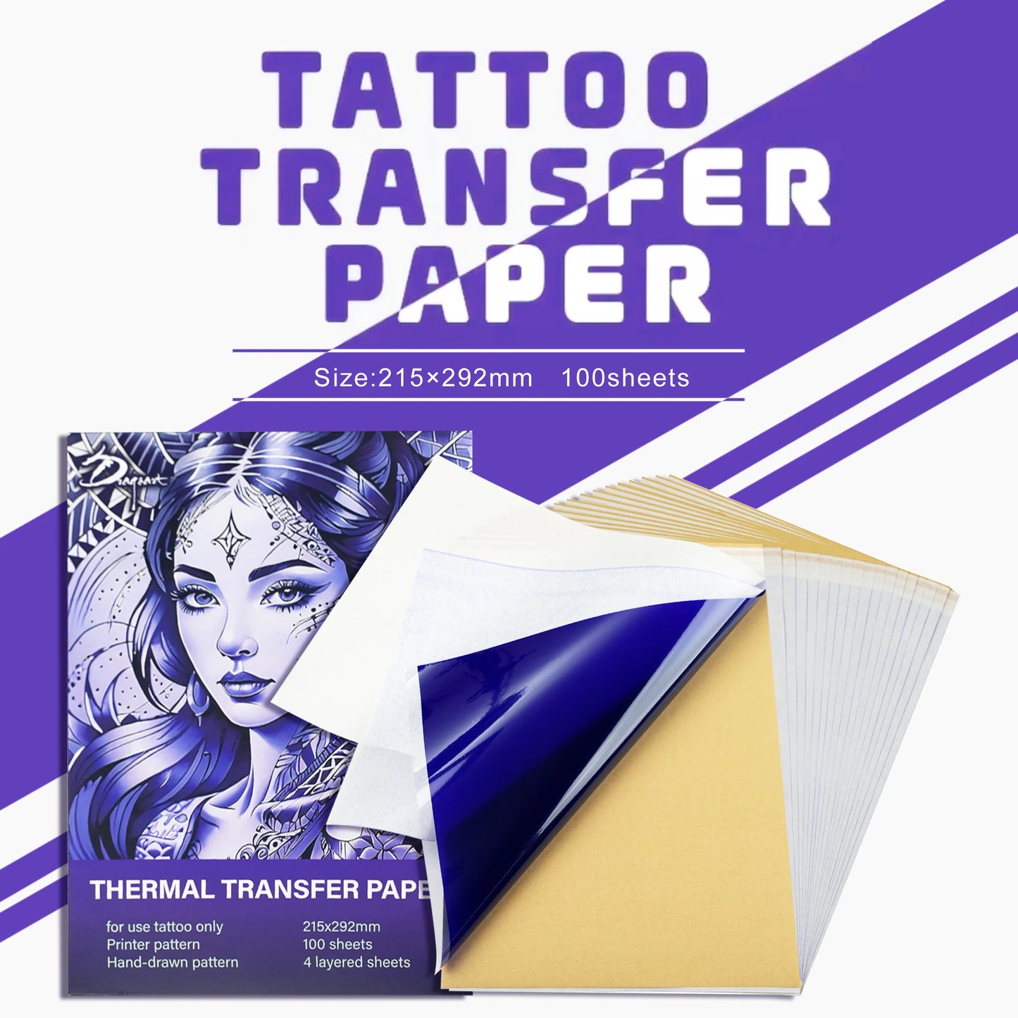 Papel Hectográfico Profesional (Pack 20 / 100u) – Transferencia Térmica y Manual de 4 Capas