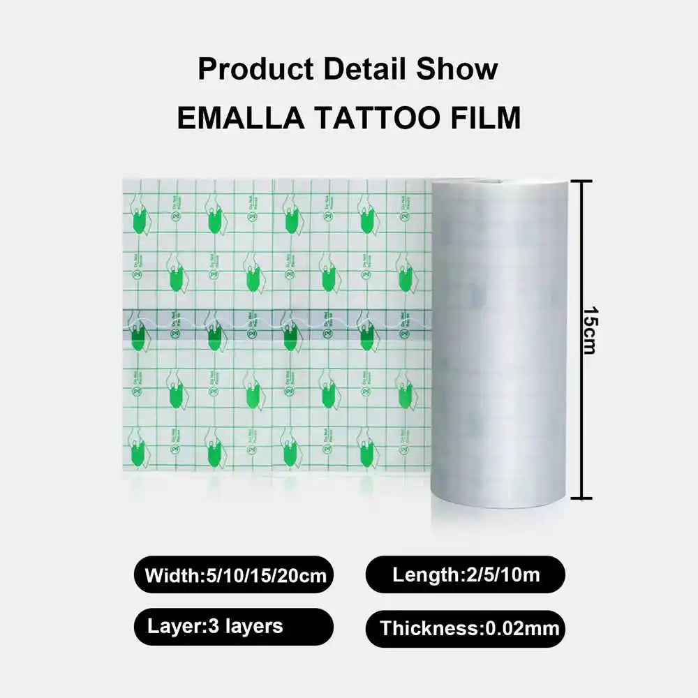 Film Protector de Curación (2m / 5m / 10m) – Parche "Segunda Piel" Impermeable para Tatuajes