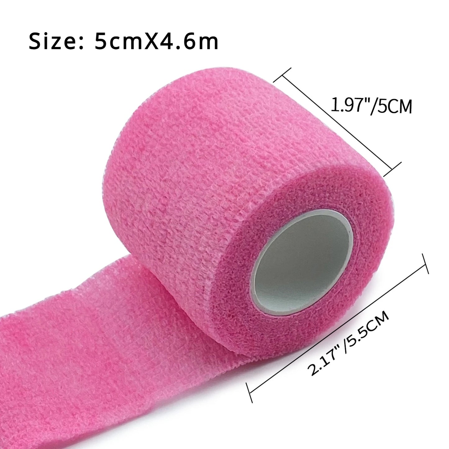 Tattoo Machine Bandage Wrap Set  Soft Breathable Non-Woven Elastic Cohesive Bandage for Secure Grip Tattoo Supplies