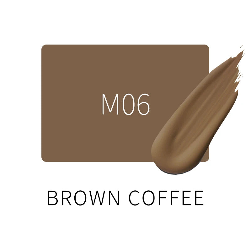 AIMOOSI Eyebrow Micropigmentation 18 Colors Semi Permanent Makeup Pigment for Eyeliner Organic Black Brown Tattoo Ink Supplies