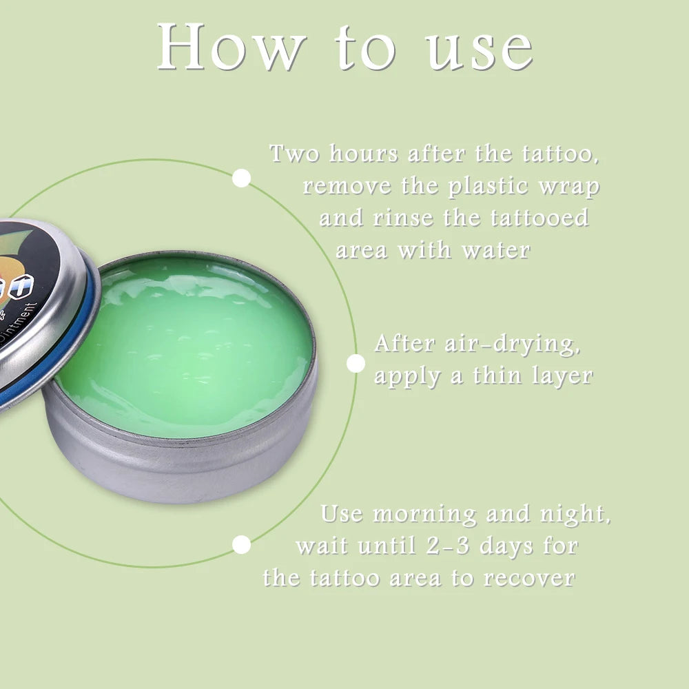 24/16/10/5/1PCS Tattoo Aftercare Cream Tattoo Eyebrow Lip Repair Healing Cream Skin Quick Recovery Ointment Tattoo Accessories